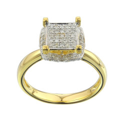 Gold 1/3ct TDW Diamond Ring - Handcrafted By Name My Rings™