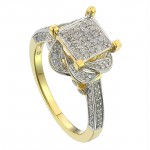 Gold 5/8ct TDW Diamond Ring - Handcrafted By Name My Rings™
