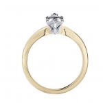 14Kt Gold 1 3/5ct TDW Diamond GIA Certified Marquise-cut Diamond Engagement Ring - Handcrafted By Name My Rings™