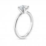 Gold 1/2ct TDW GIA Certified Round-cut Diamond Engagement Ring - Handcrafted By Name My Rings™