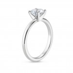 Gold 3/4ct TDW GIA Certified Round-cut Diamond Engagement Ring - Handcrafted By Name My Rings™