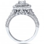 White Gold 1 1/2ct TDW Vintage Diamond Ring - Handcrafted By Name My Rings™