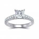 White Gold 1 1/2ct TDW White Diamond Bridal Set - Handcrafted By Name My Rings™