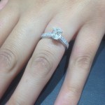White Gold 1 1/3 ct TDW Oval Diamond Vintage Engagement Ring Solitaire Vintage Accent - Handcrafted By Name My Rings™