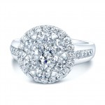 White Gold 1 1/4ct TDW Diamond Engagement Ring - Handcrafted By Name My Rings™