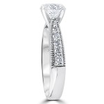 White Gold 1 7/8 ct Diamond Clarity Enhanced Engagement Ring - Handcrafted By Name My Rings™