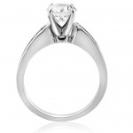 White Gold 1 ct TDW Diamond Engagement Ring - Handcrafted By Name My Rings™