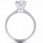 White Gold 1/2 ct TDW Lab Grown Eco Friendly Diamond Gabriella Engagement Ring - Handcrafted By Name My Rings™