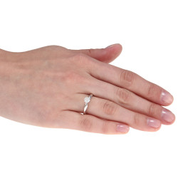 White Gold 1/2ct TDW Certified Diamond Solitaire Engagement Ring - Handcrafted By Name My Rings™