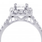 White Gold 2 1/5ct TDW Diamond Bridal Ring Set - Handcrafted By Name My Rings™