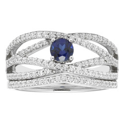 White Gold 3/4ct Diamond Bridal Set - Handcrafted By Name My Rings™