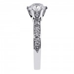 White Gold 4/5ct TDW Diamond Engagement Solitaire Ring - Handcrafted By Name My Rings™