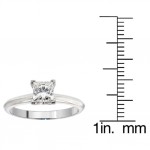 or White Gold or Platinum 3/5ct TDW GIA Certified Diamond Solitaire Engagement Ring - Handcrafted By Name My Rings™