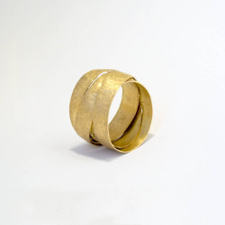  Gold Loops Ring for Women - Handcrafted By Name My Rings™