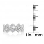 White Gold 1/4ct TDW Diamond Ring - Handcrafted By Name My Rings™