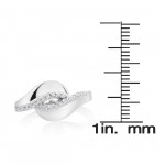 White Gold 1/7ct TDW Diamond Ring - Handcrafted By Name My Rings™