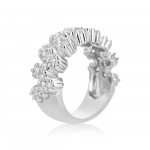 White Gold 1ct TDW Diamond Ring - Handcrafted By Name My Rings™