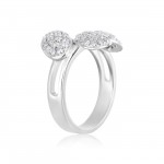White Gold 7/8ct TDW Diamond Ring - Handcrafted By Name My Rings™