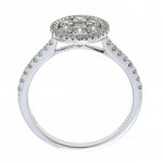 Anika and August White Gold .70ct TDW Diamond Engagement Ring - Handcrafted By Name My Rings™