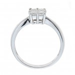 Anika and August White Gold 1/2ct TDW Diamond Ring - Handcrafted By Name My Rings™