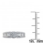 Anika and August White Gold 1ct TDW Diamond Ring - Handcrafted By Name My Rings™