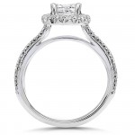 White Gold 1 2/5ct TDW Diamond Engagement Ring - Handcrafted By Name My Rings™