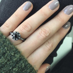 Black Gold 3/5ct TDW Diamond Antique Ring - Handcrafted By Name My Rings™