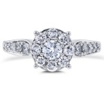 Gold 3/4ct TDW Diamond Engagement Ring - Handcrafted By Name My Rings™