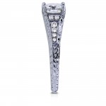 White Gold 1 1/10ct TDW Diamond Vintage Engagement Ring - Handcrafted By Name My Rings™