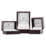 White Gold 3/5 ct TDW Black and White Diamond Engagement Ring  - Handcrafted By Name My Rings™