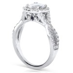 White Gold Certified 1 1/2ct TDW Diamond Eco-Friendly Lab Grown Diamond Criss - Handcrafted By Name My Rings™