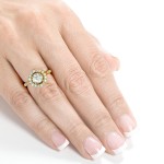 Gold Certified 3/4ct Diamond Eco-Friendly Lab Grown Diamond Blooming Flower Ring - Handcrafted By Name My Rings™