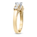 Gold 1 1/2ct TDW 5-stone Diamond Ring - Handcrafted By Name My Rings™