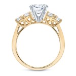 Gold 1 1/2ct TDW 5-stone Diamond Ring - Handcrafted By Name My Rings™