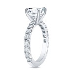 Gold 1 3/4 ct TDW Certified Asscher-Cut Diamond Engagement Ring - Handcrafted By Name My Rings™