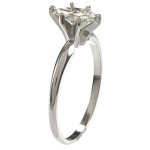 Gold 1/2ct TDW Marquise Diamond Solitaire Engagement Ring - Handcrafted By Name My Rings™