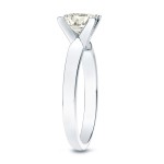 Gold 1/4ct TDW Princess-cut Diamond V-End Solitaire Engagement Ring - Handcrafted By Name My Rings™