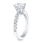 Gold 1ct TDW Diamond Engagement Ring - Handcrafted By Name My Rings™