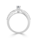 Gold 2/5ct TDW Round Diamond Engagement Ring - Handcrafted By Name My Rings™