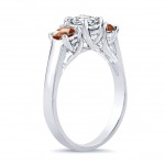 Gold 2ct TDW 3-Stone Engagement Ring - Handcrafted By Name My Rings™