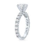 Gold 2ct TDW Certified Cushion-cut Diamond Solitaire Engagement Ring - Handcrafted By Name My Rings™