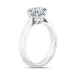Gold 3/4ct TDW Certified Round Diamond Solitaire Ring - Handcrafted By Name My Rings™