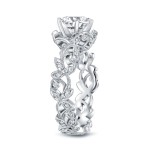 White Gold 1 1/2ct Round Diamond Engagement - Handcrafted By Name My Rings™