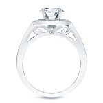 White Gold 1 1/2ct TDW Certified Diamond Bridal Ring Set - Handcrafted By Name My Rings™