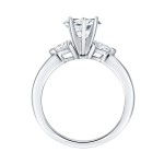 White Gold 1ct TDW 3-Stone Diamond Engagement Ring - Handcrafted By Name My Rings™