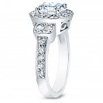 White Gold 2 3/4ct TDW Certified Diamond Ring - Handcrafted By Name My Rings™