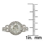 White Gold 2 3/4ct TDW Certified Diamond Ring - Handcrafted By Name My Rings™