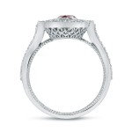White Gold 1 1/ 2ct TDW Pink Diamond Marquise Ring - Handcrafted By Name My Rings™