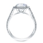 White Gold 1 4/5ct TDW Certified Round Diamond Engagement Ring - Handcrafted By Name My Rings™