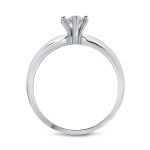 Platinum 1/2ct TDW Marquise Diamond Solitaire Engagement Ring - Handcrafted By Name My Rings™